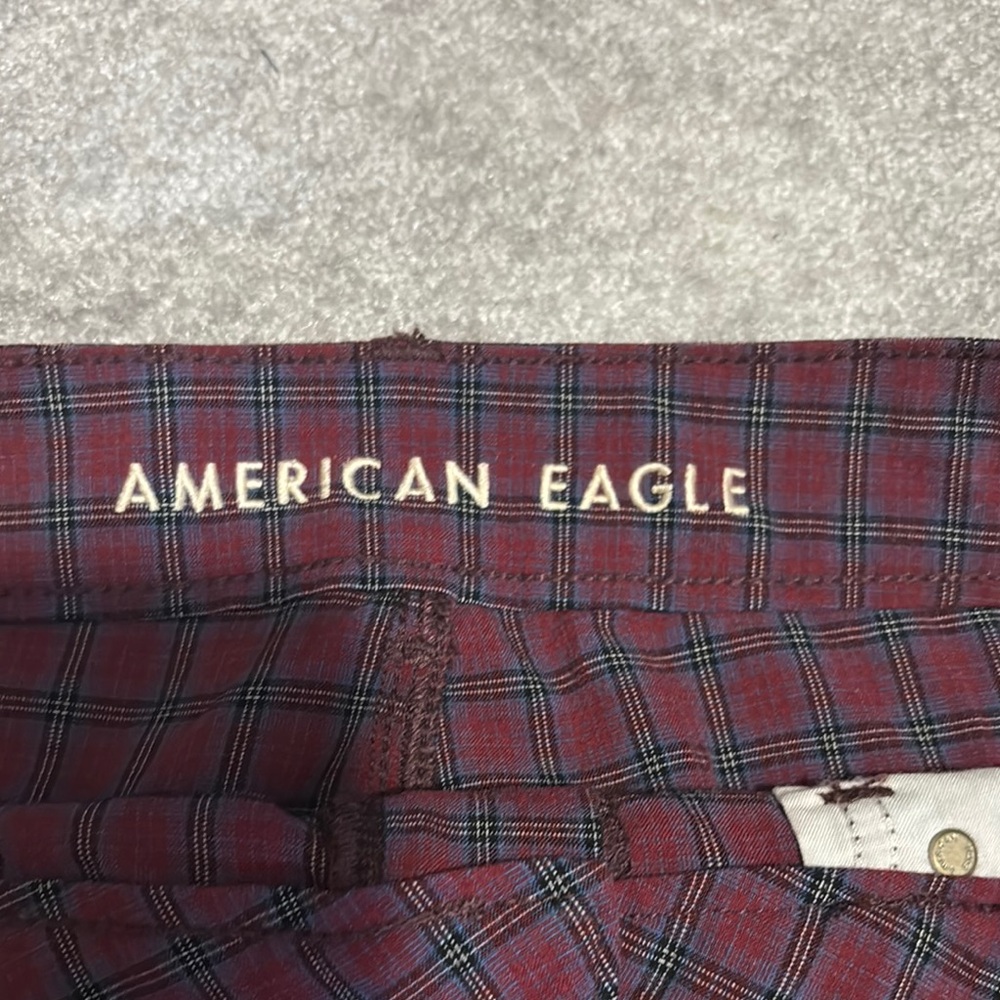 American Eagle Plaid Red Skirt - Picture 7 of 9